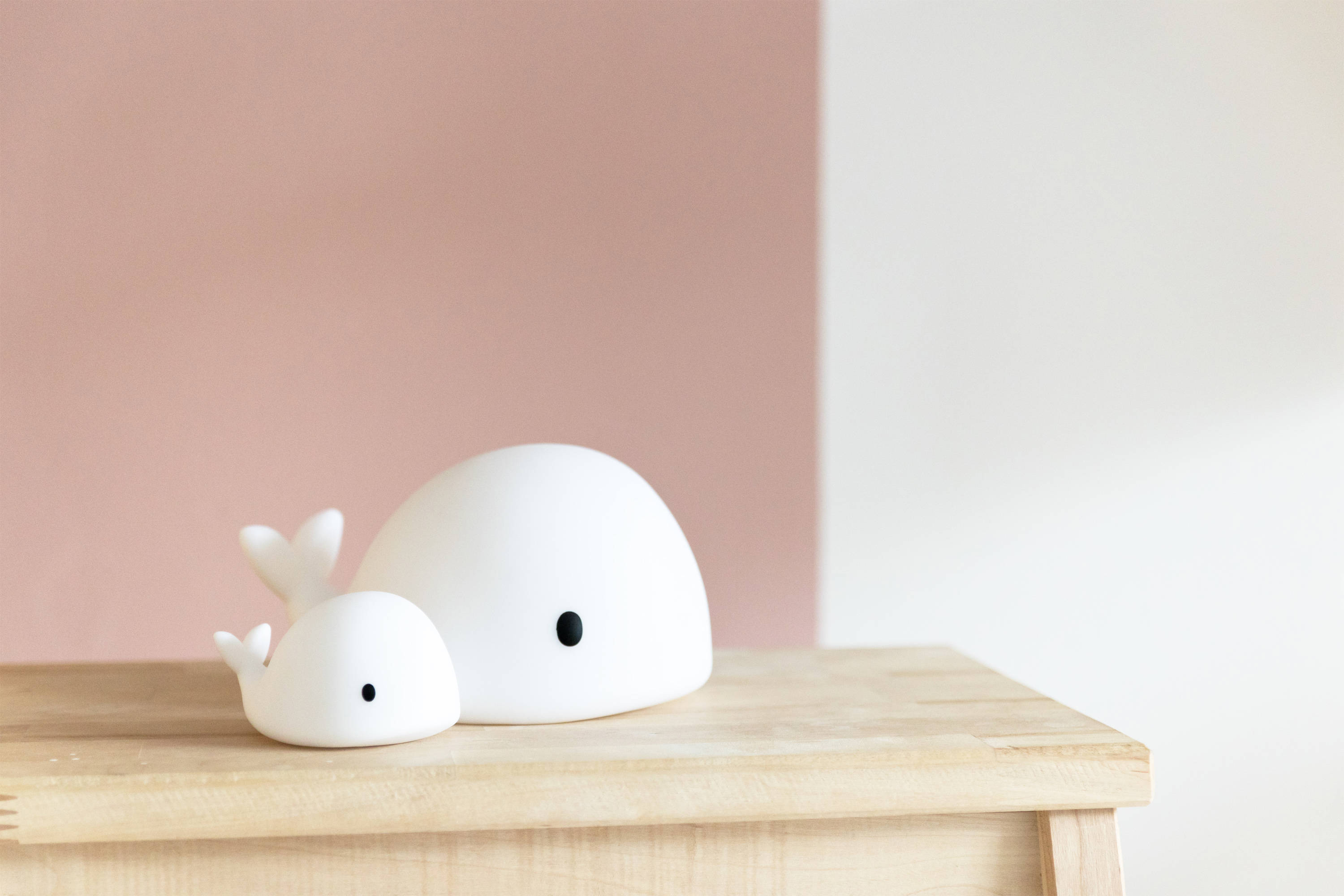 Flow Amsterdam nachtlampje Moby walvis wit 16,5 cm