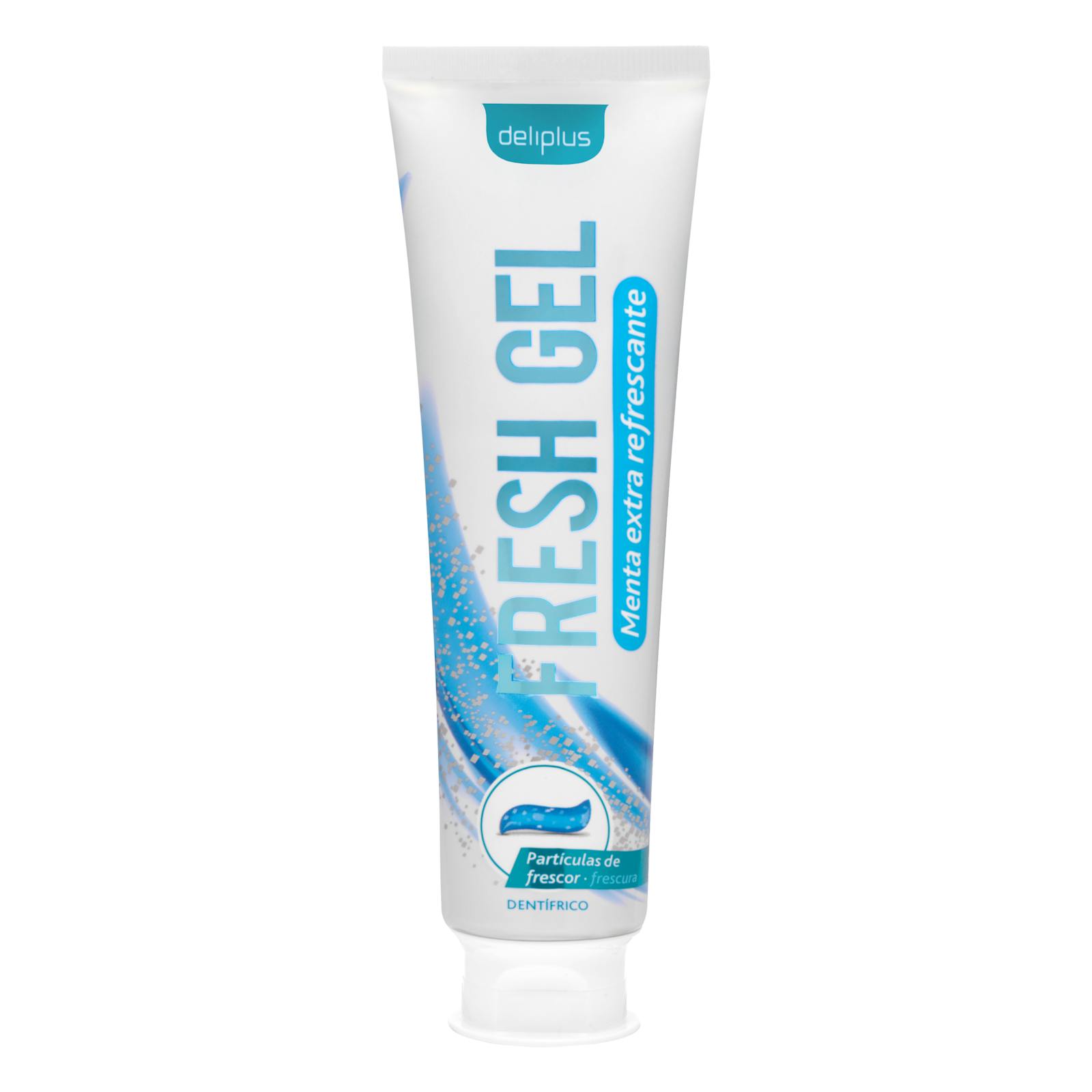 Dentifrice Deliplus Fresh Gel Menthe Extra Rafraîchissant