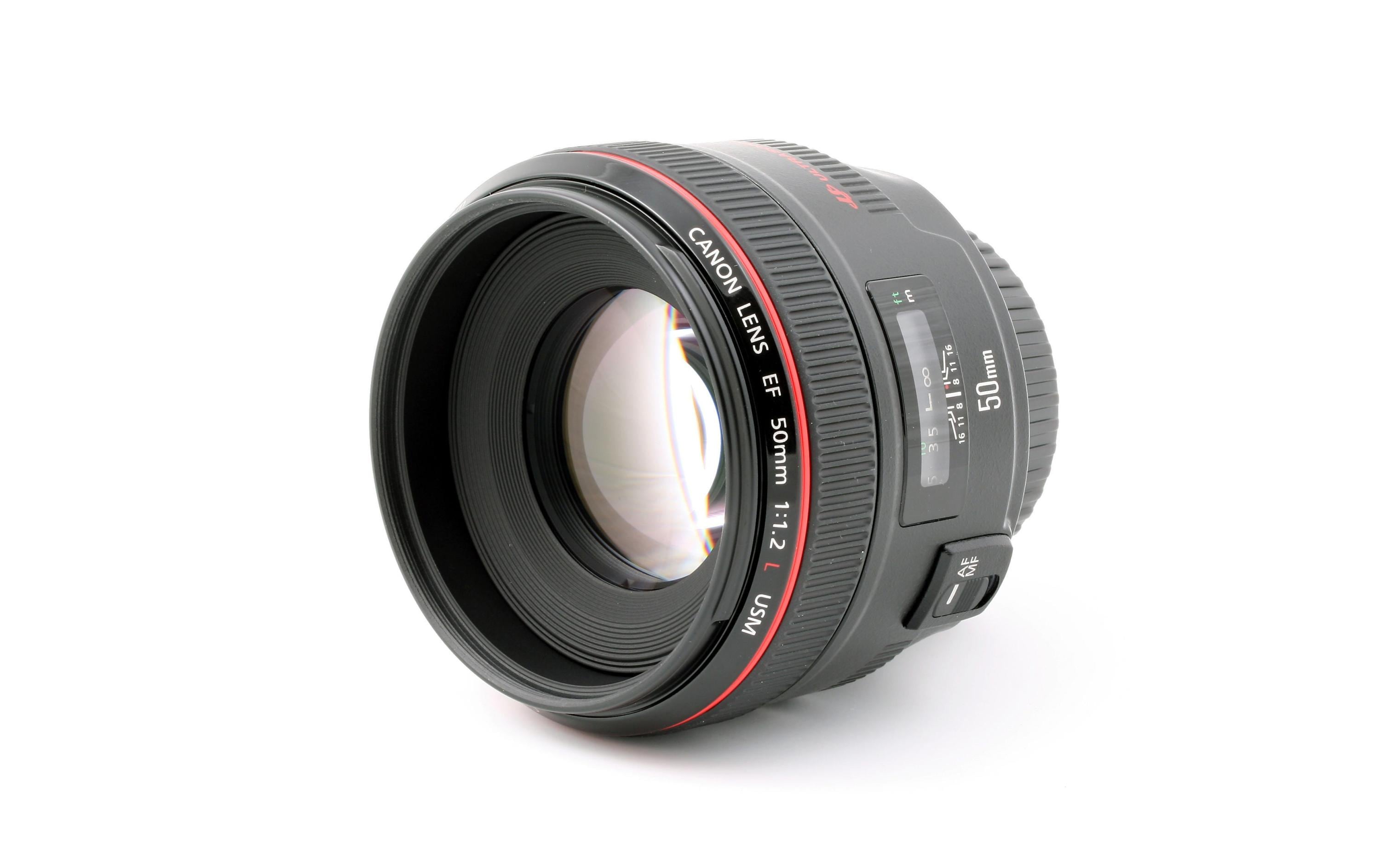 Festbrennweite EF 50mm F/1.2L USM – Canon EF<br>Objektiv mit Festbrennweite