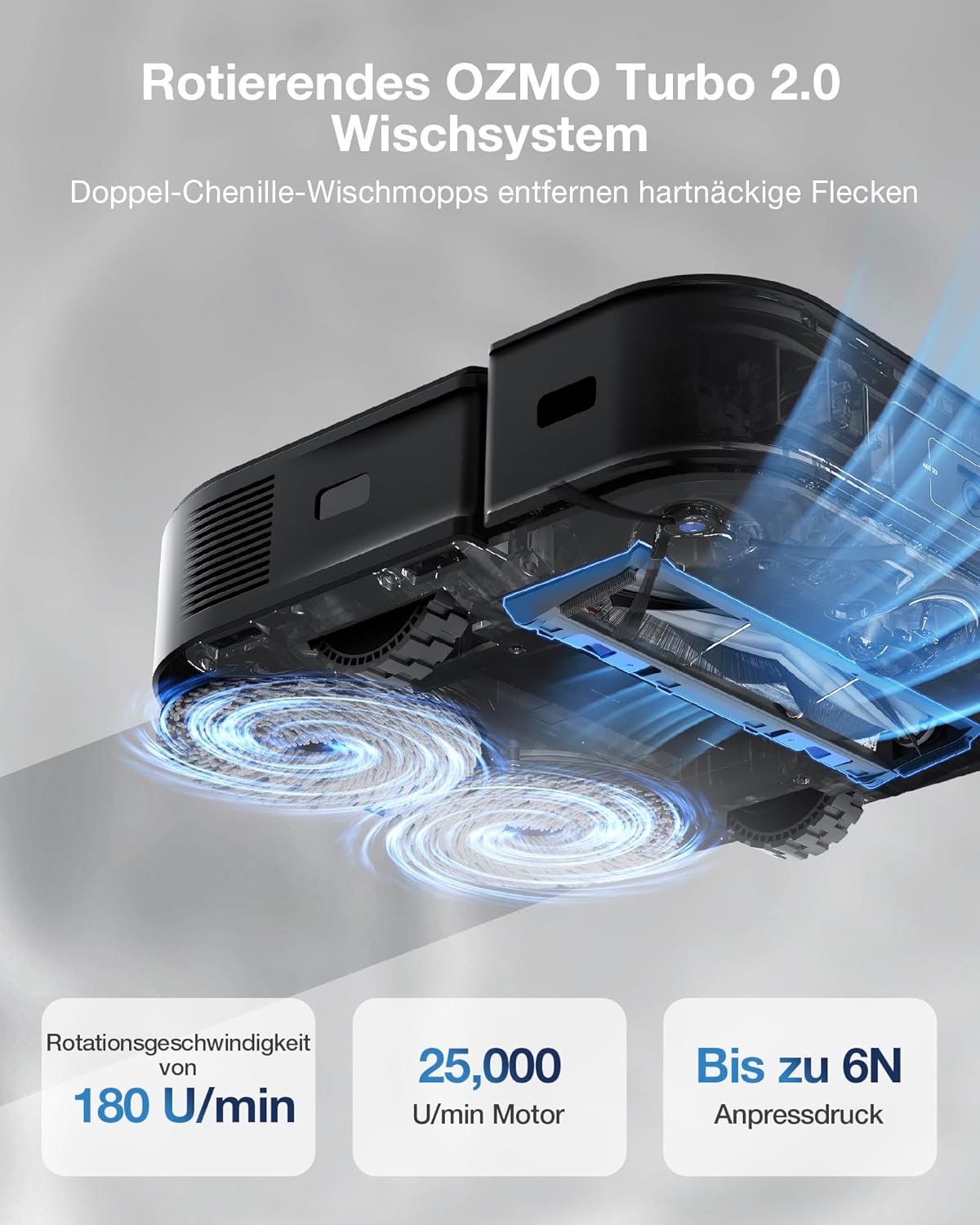 ECOVACS DEEBOT X2 Combo Saugroboter mit Wischfunktion 8700Pa mit Handstaubsauger, doppelte automatische Leerung, 15mm Mopp-Hebesystem, selbstreinigender Roboterstaubsauger, Heißwasser-Moppreinigung