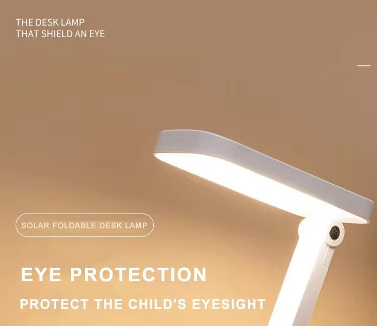 HOMTEC - USB oplaadbare opvouwbare bureauleeslamp