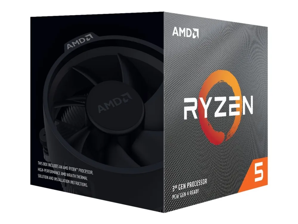 AMD Ryzen™ 5 3600X - 3rd Gen. - 3.8 GHz -> 4.4 GHz - 6 kerner - 12 tråde - 32 MB cache - Socket AM4 - Box