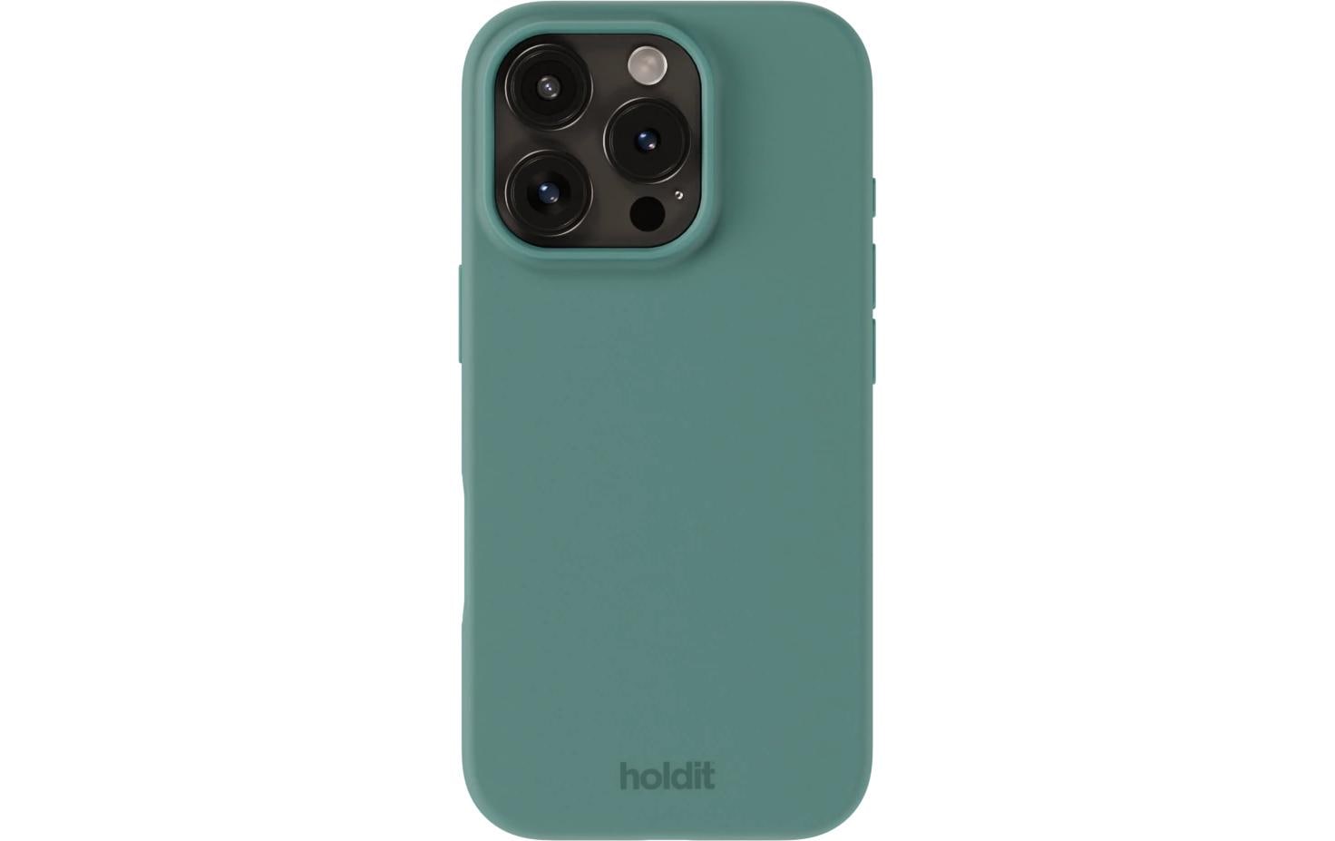 Back Cover Silicone iPhone 16 Pro Max GrünSchutzhülle für das Apple iPhone 16 Pro Max
