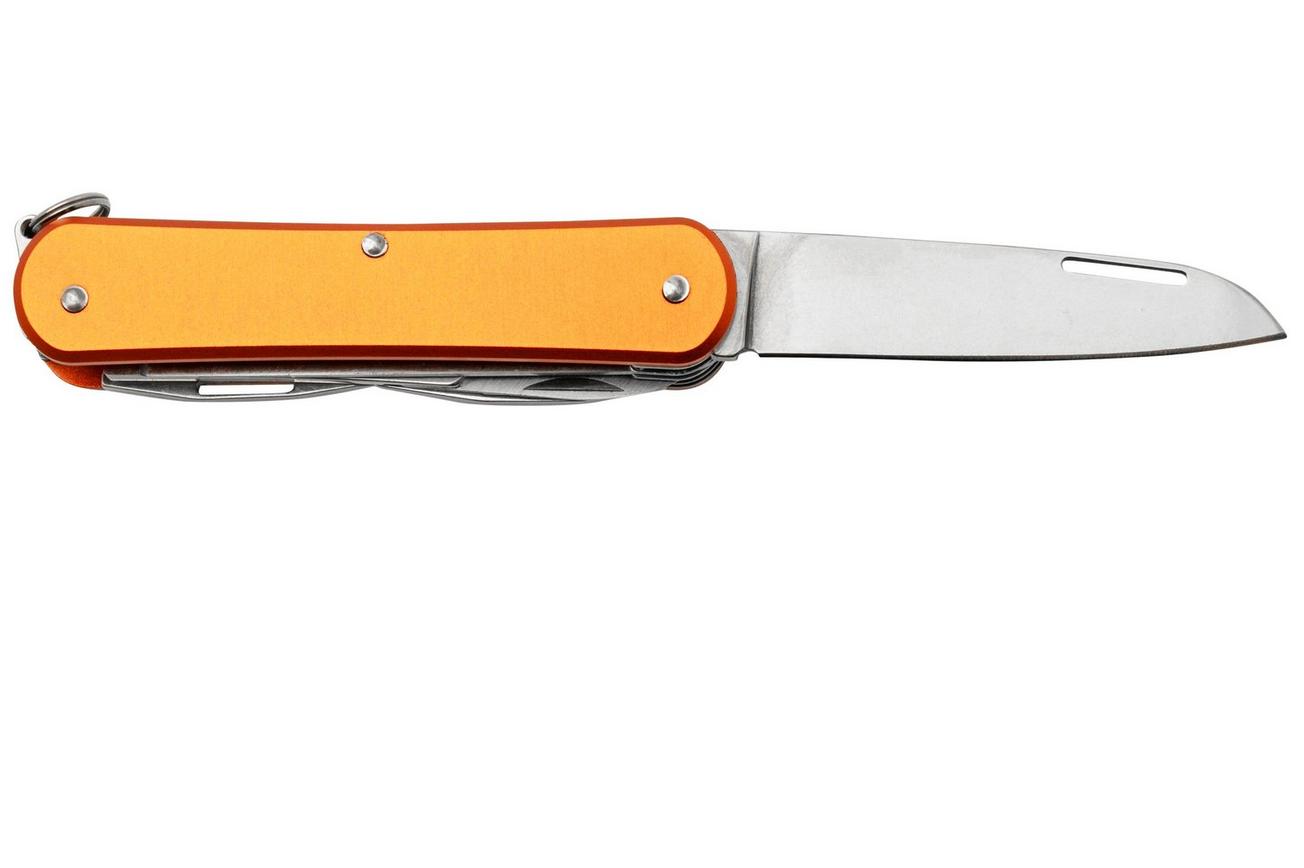 FOX Vulpis 4-Tools FX-VP130-SF5OR, N690co, Aluminium, Orange, Zwitsers zakmes