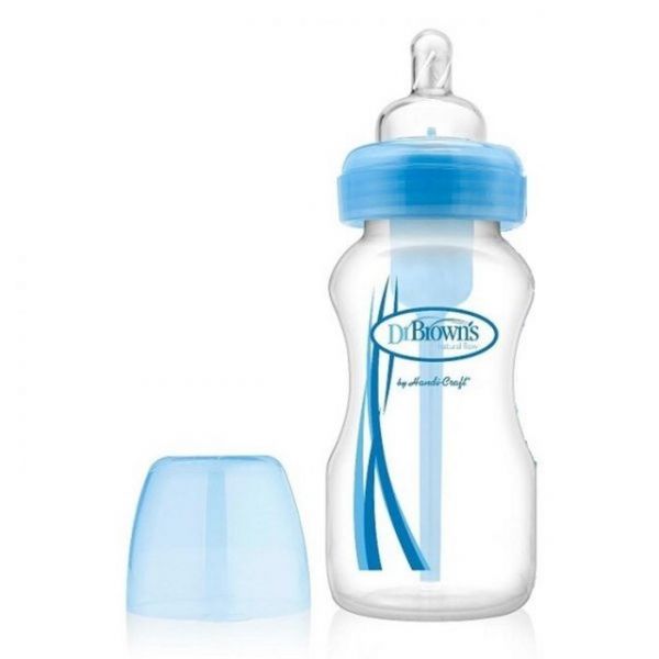Dr Brown's Biberão Options Bocal Largo 270ml Azul