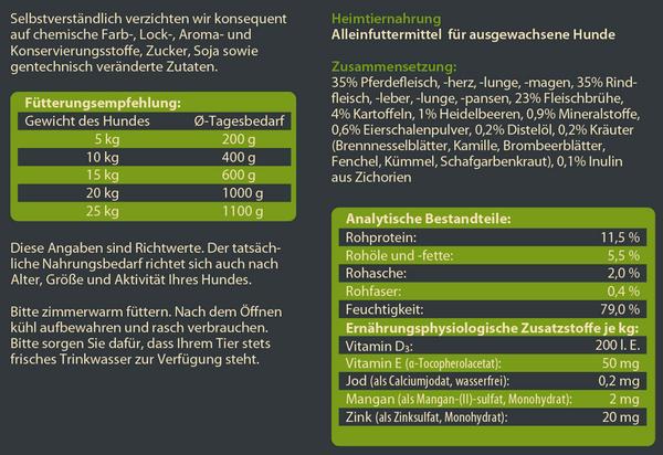 Dehner Wild Nature Nassfutter für Hunde