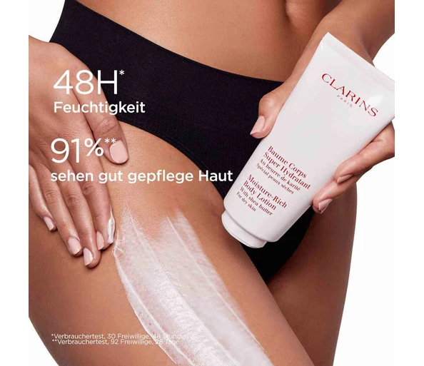 Clarins Baume Corps Super Hydratant Moisture Rich Body Lotion