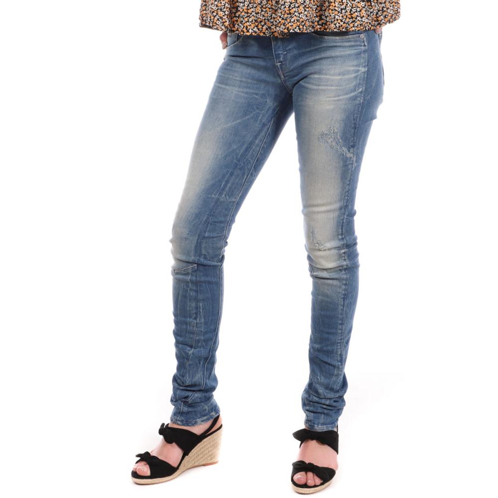 G-Star RAW Jean Slim Bleu Effet usé Femme G-Star Arc 3D