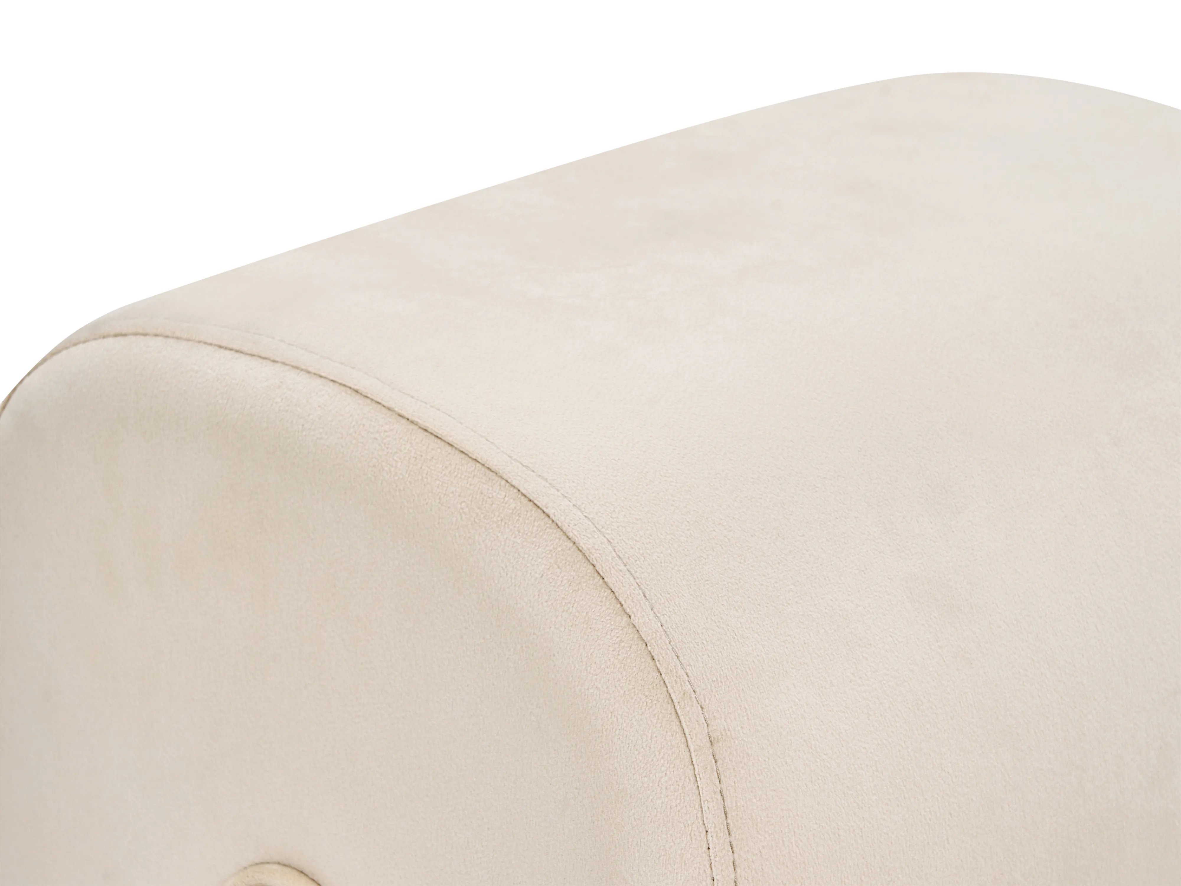 Poef MODOC Fluweel Beige