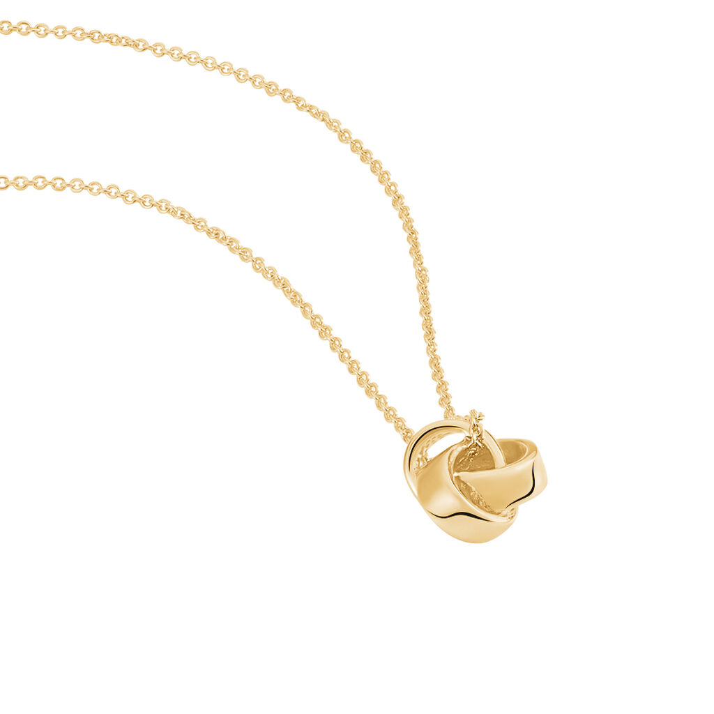 Collier Marcelina Plaqué Or Jaune