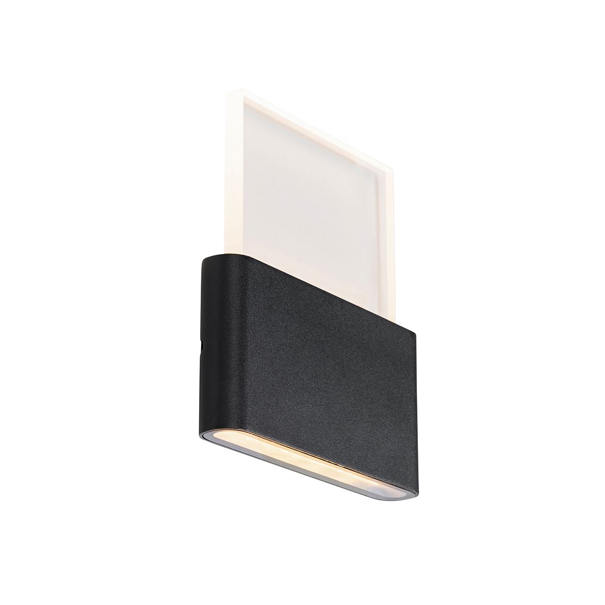 Buiten wandlamp zwart incl. LED met huisnummers IP54 - Kandi