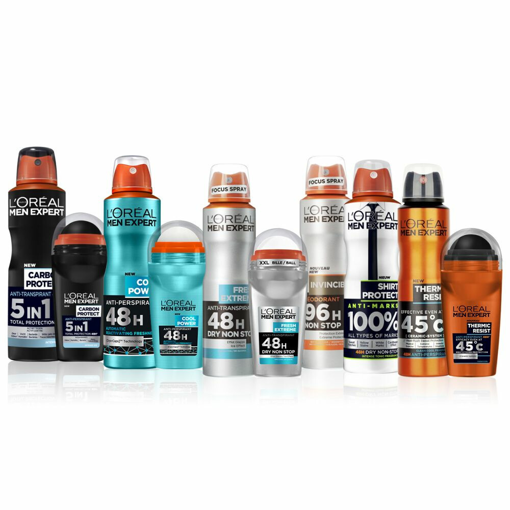 6x L'Oréal Men Expert Deodorant Spray Fresh Extreme150 ml