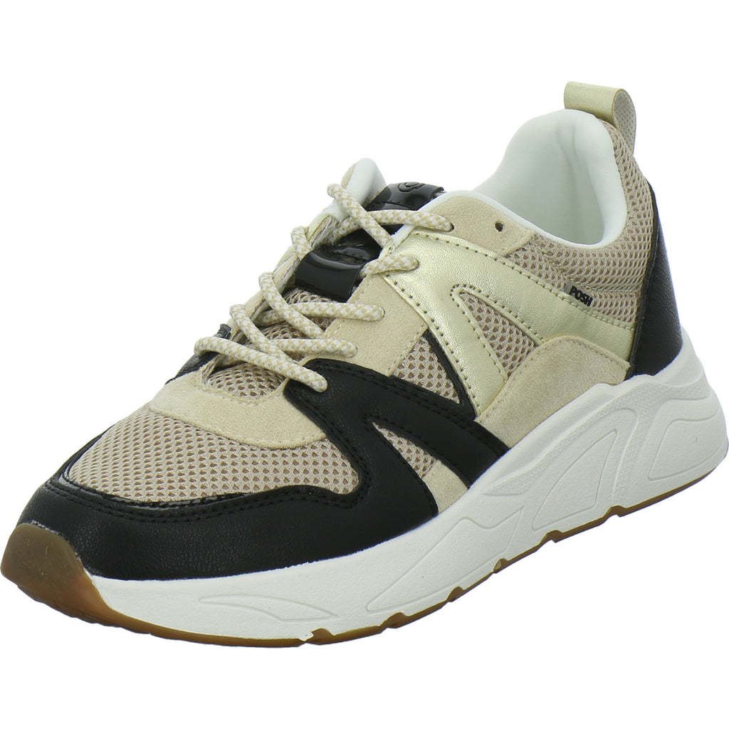Poelman Sneaker Damen Beige-kombi