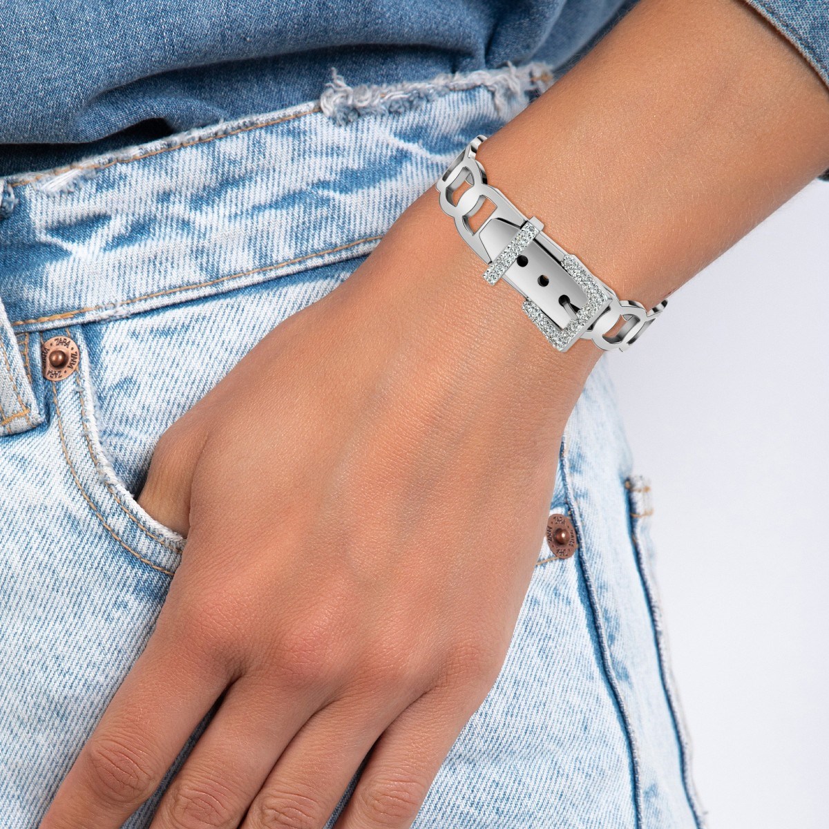 Bracelet ceinture SC Crystal orné de Cristaux scintillants