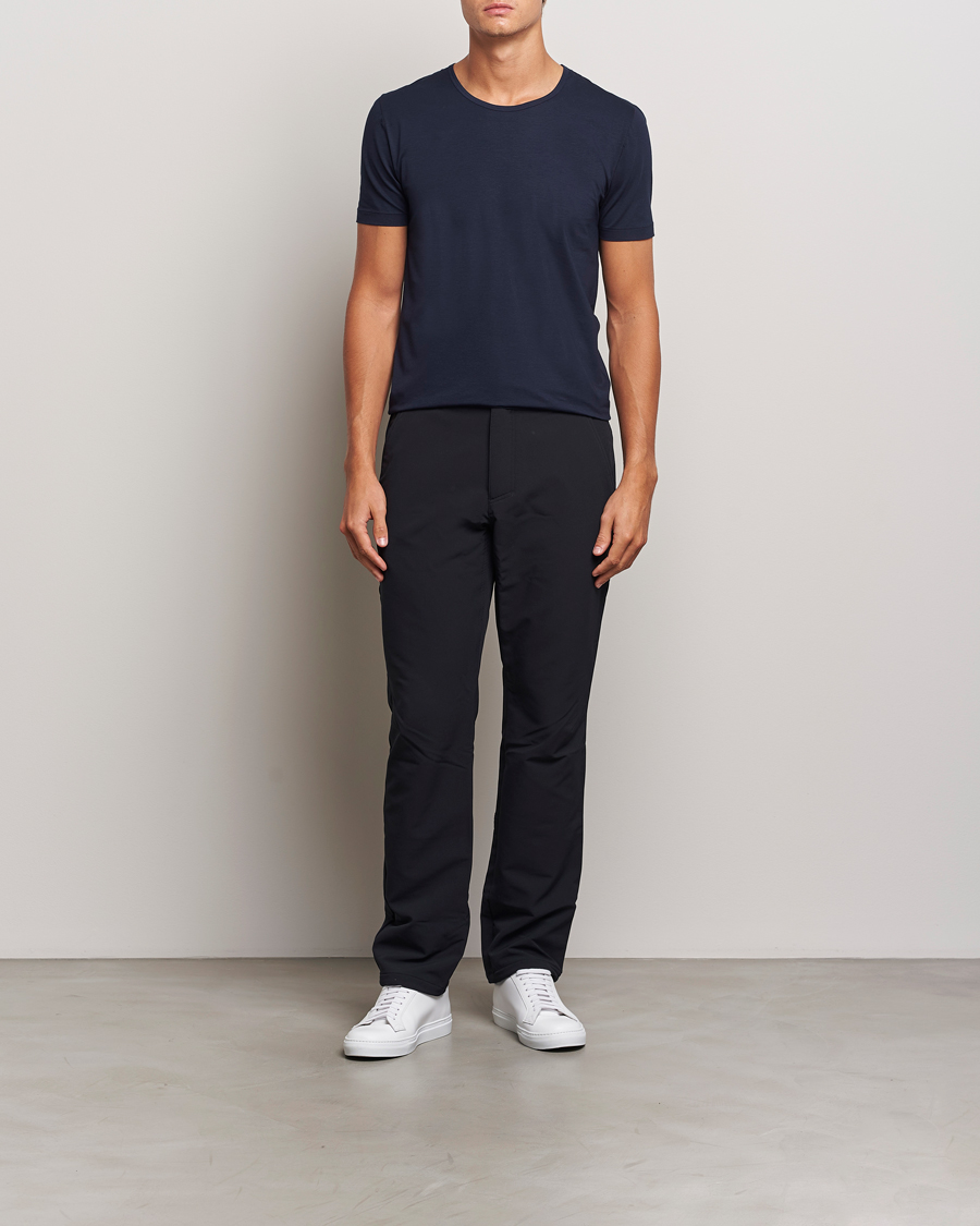 Zimmerli of Switzerland Pure Comfort Crew Neck T-shirt Navy