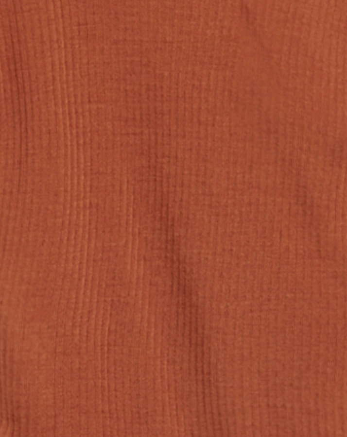 Kurzarm-Body BET mit Wolle in terracotta