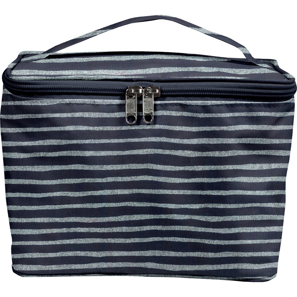 Vanity Grand Rayé Argent Marine