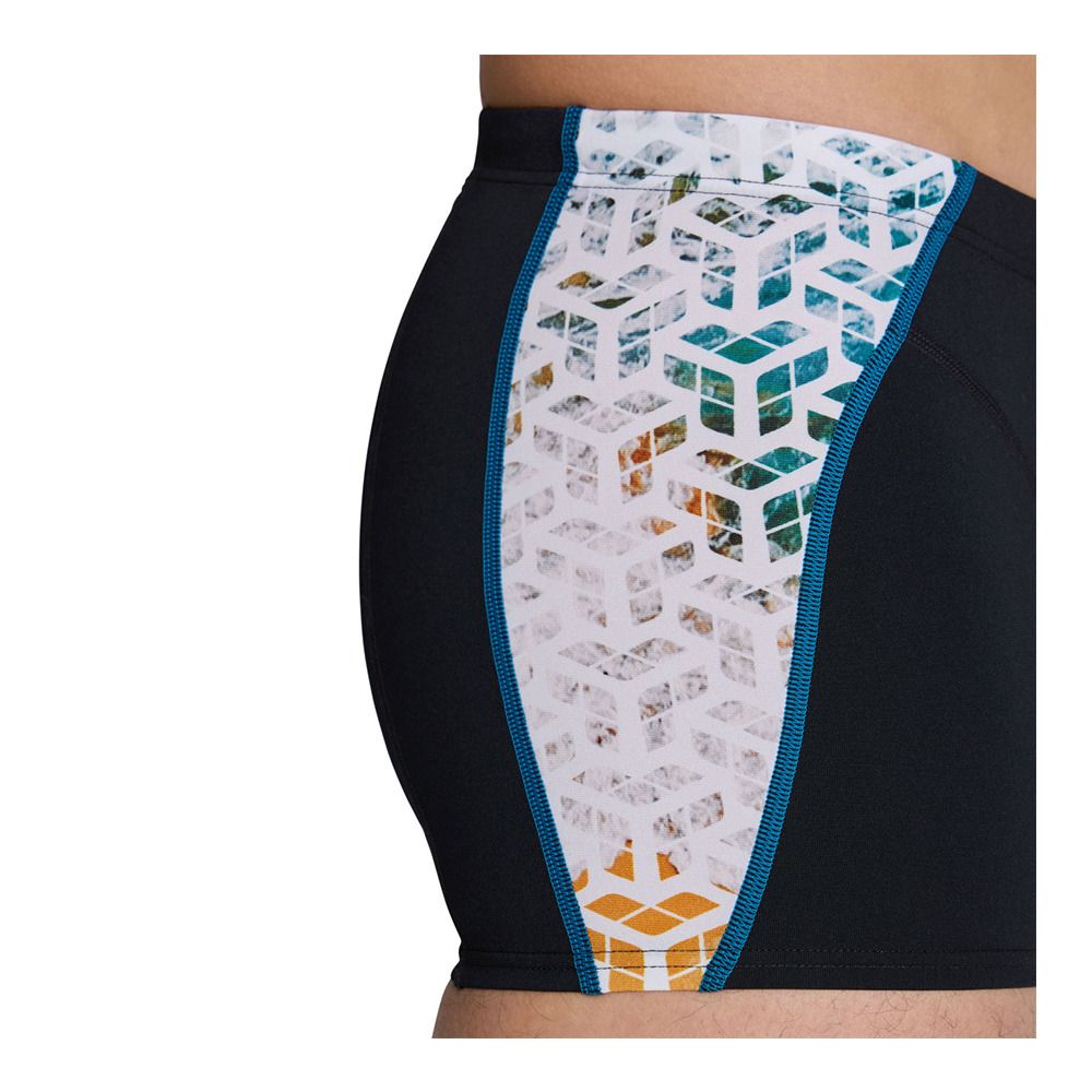 Arena PLANET WATER - Boxer de bain Homme black/white multi