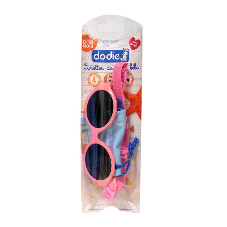 Lunettes de soleil bébé 0-18m rose