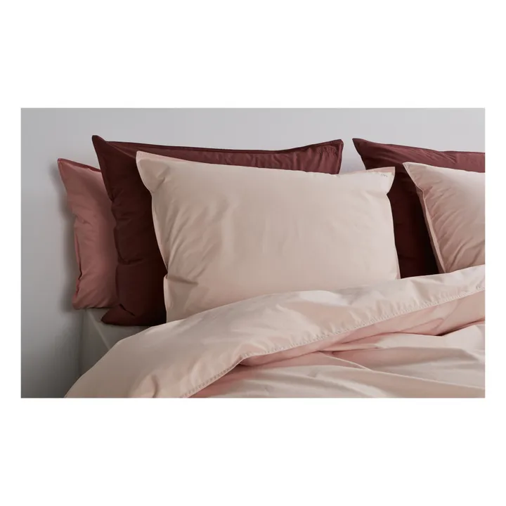 Suite 702 Housse de couette en percale organique | Blush
