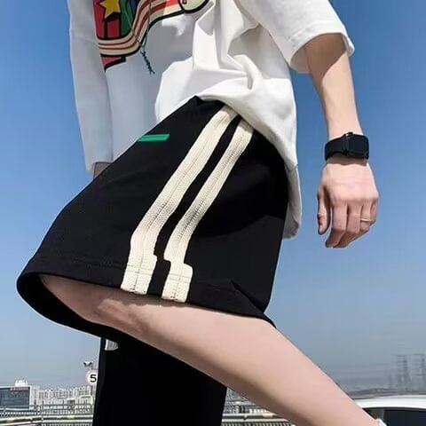 Blueforce - Gestreepte shorts met trekkoordtaille