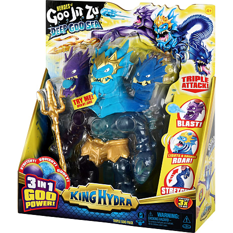 Goo Jit Zu King Hydra figur 24 cm
