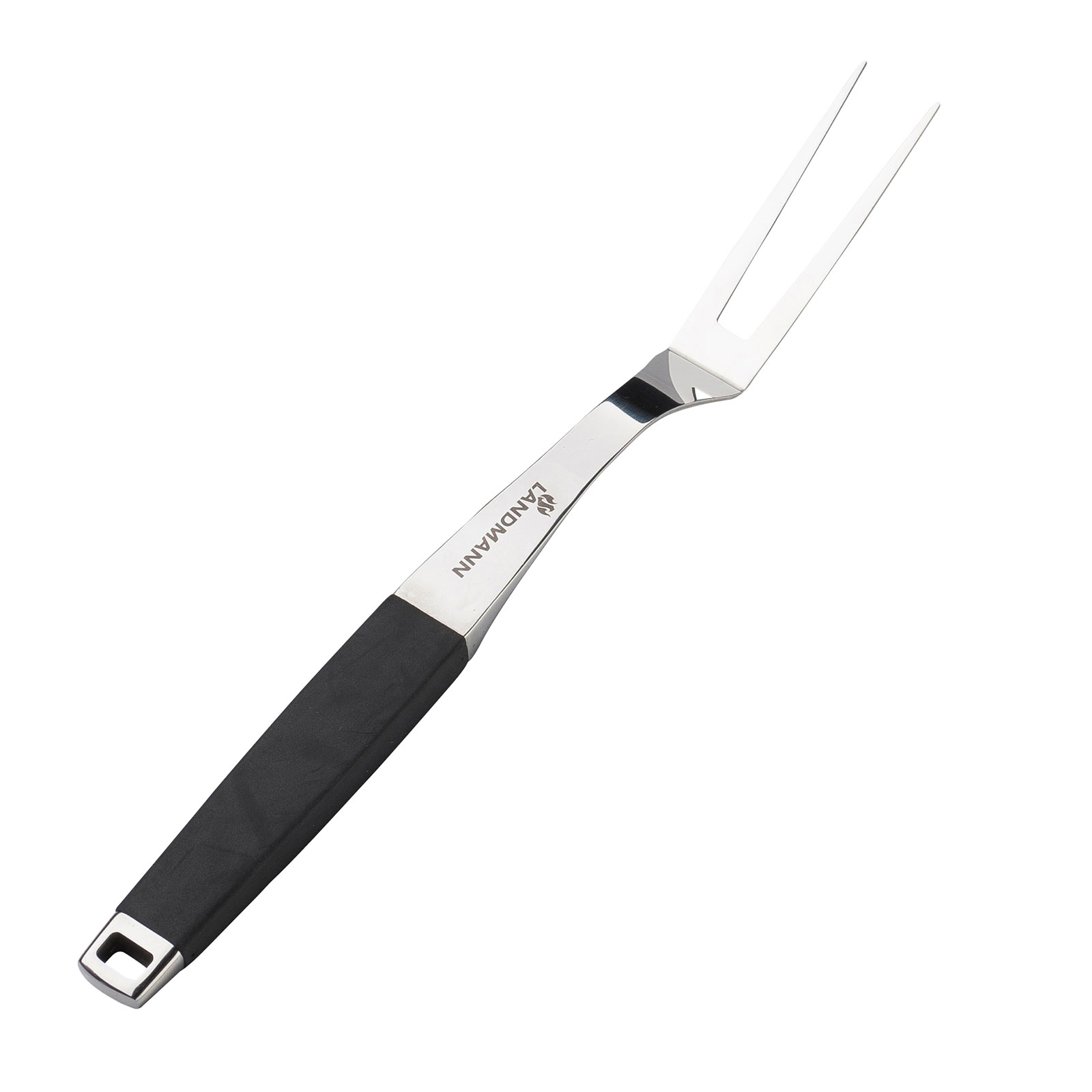 LANDMANN Grillgabel - Edelstahl - silber - 42 cm