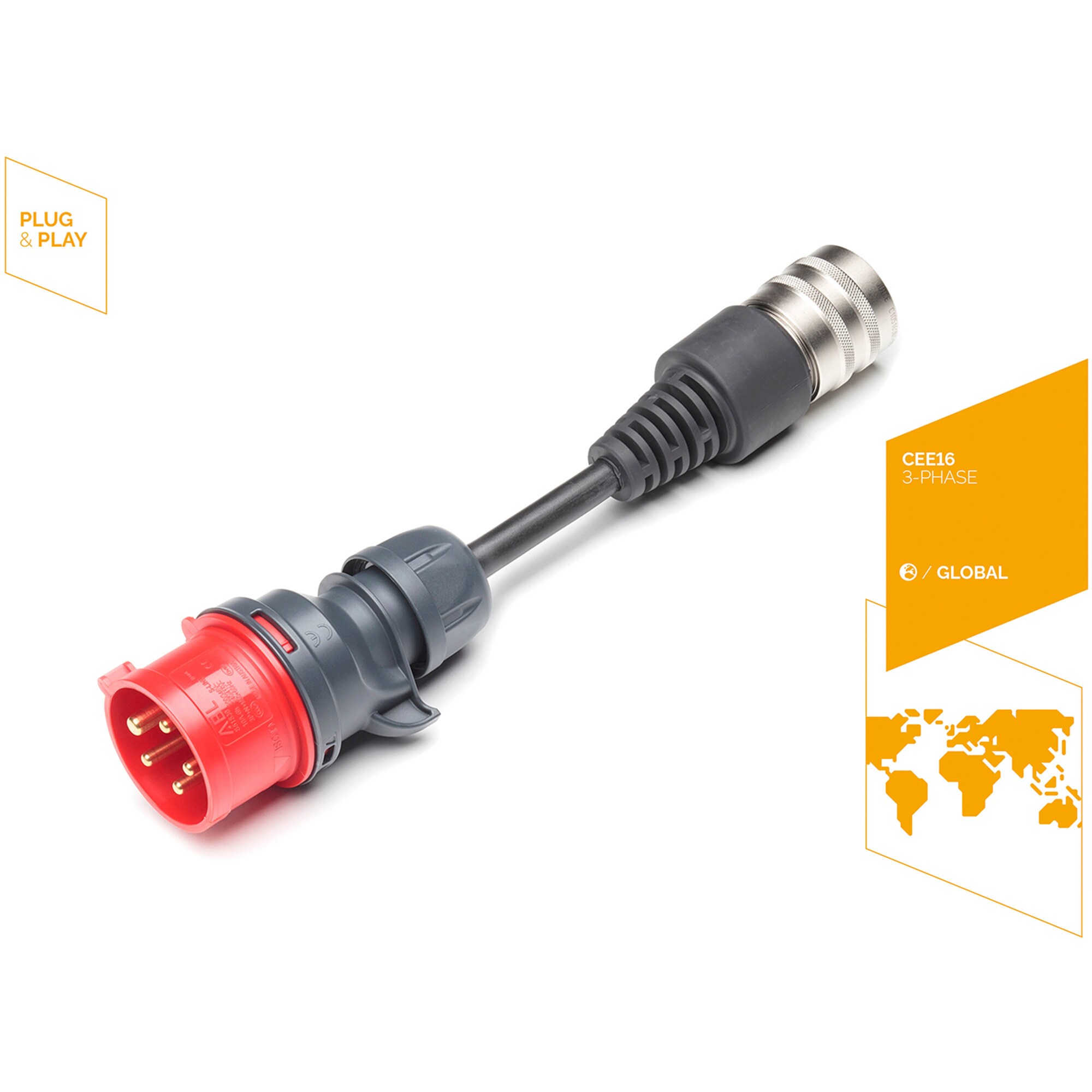 Juice Technology Adapter Sicherheitsadapter JUICE CONNECTOR, CEE16 / 400V, 3-phasig