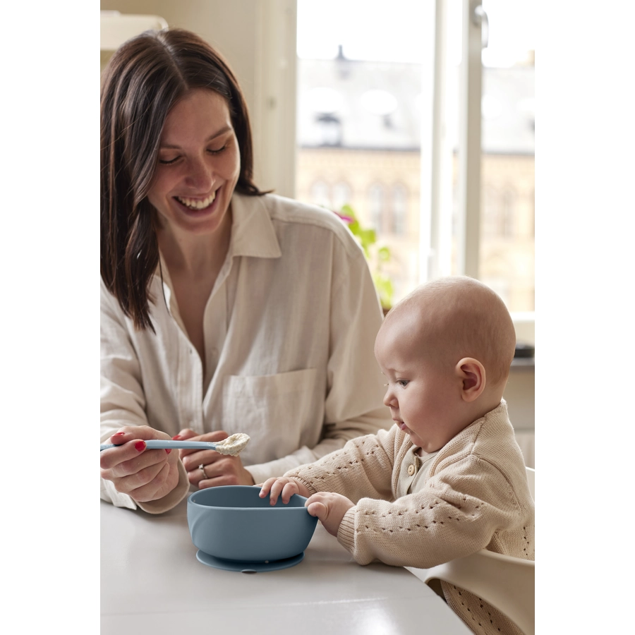 everyday® baby Esslernschüssel mit Saugfuß Silikon, harmony green