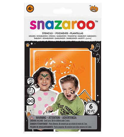 Snazaroo S-Vorlagen für Tattoos - 6 st. - Halloween