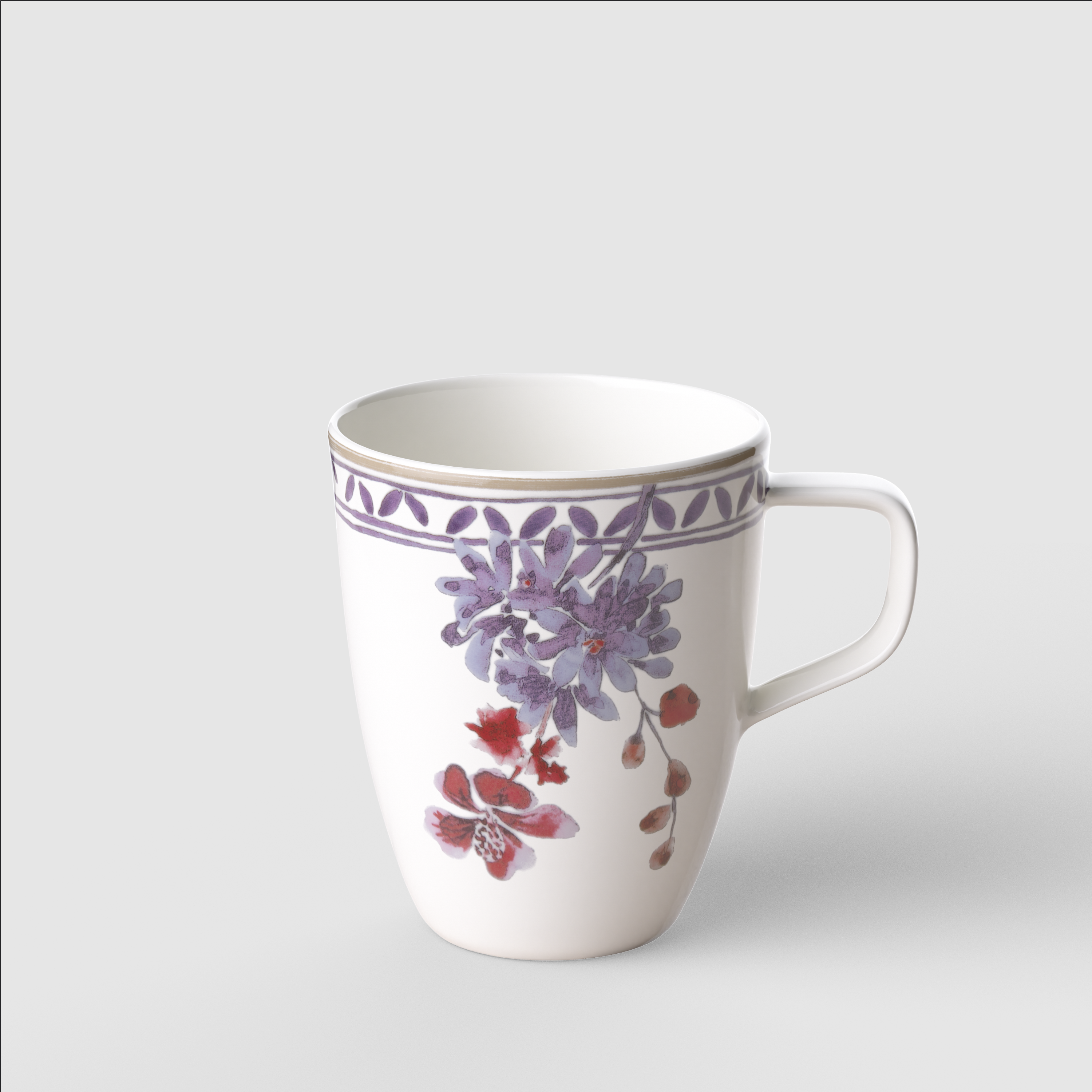 Artesano Mug Multi-colored, 9.9 oz, Premium Porcelain