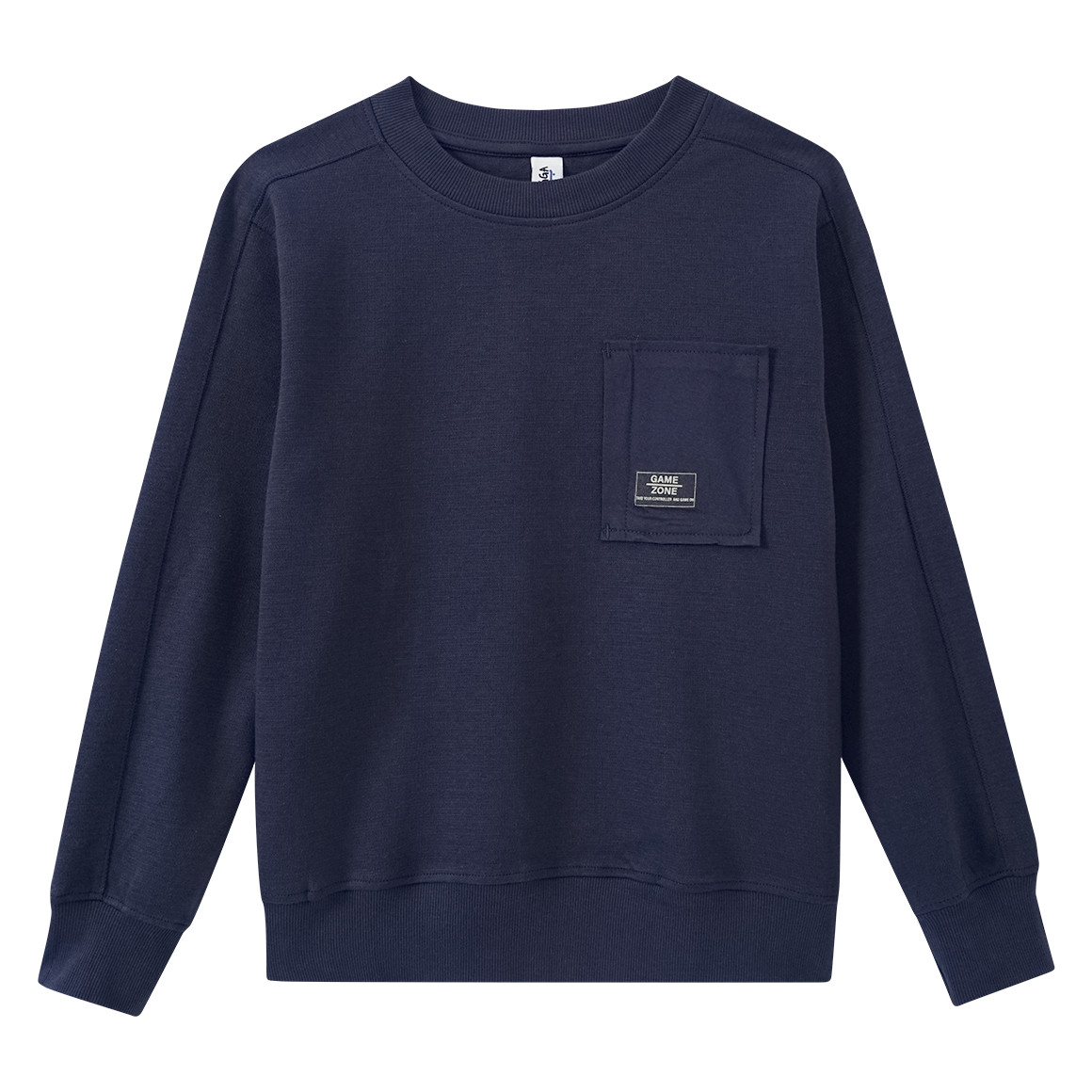Yigga Jungen Sweatshirt mit Rundhalsausschnitt dunkelblau