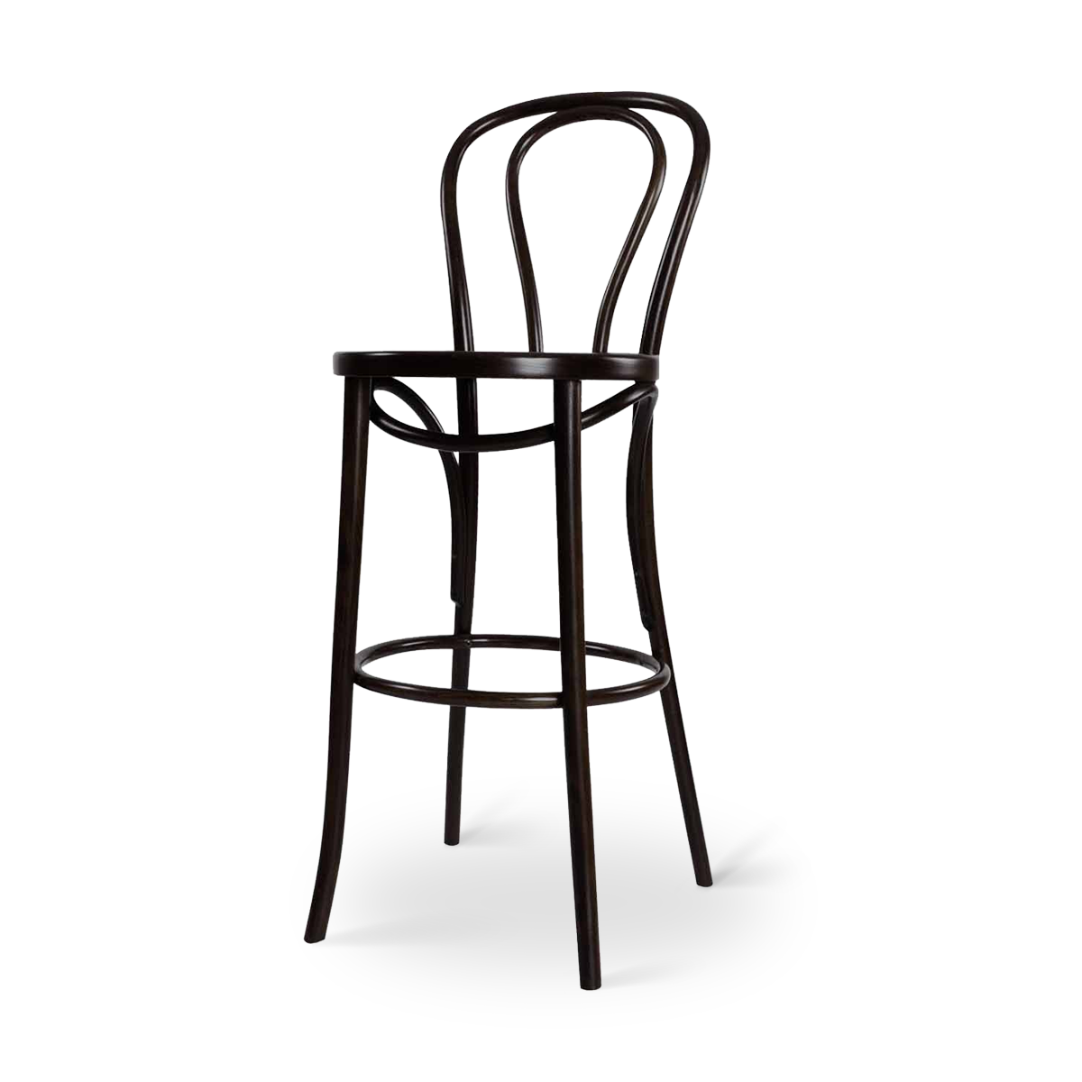 Vienna kruk zwart - 75 cm
