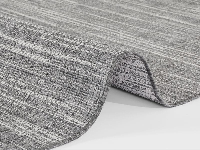 Elle Decoration Teppich Melange 80 x 150 cm, Silver Designteppich