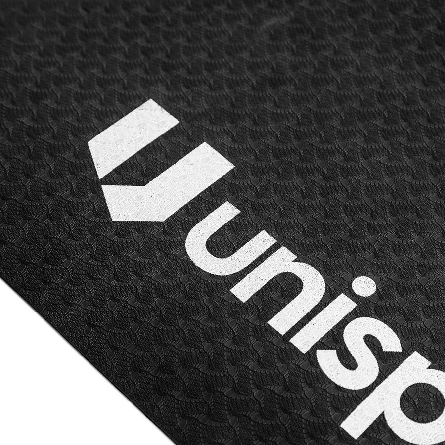 Unisport Tapis d'Entraînement - Noir