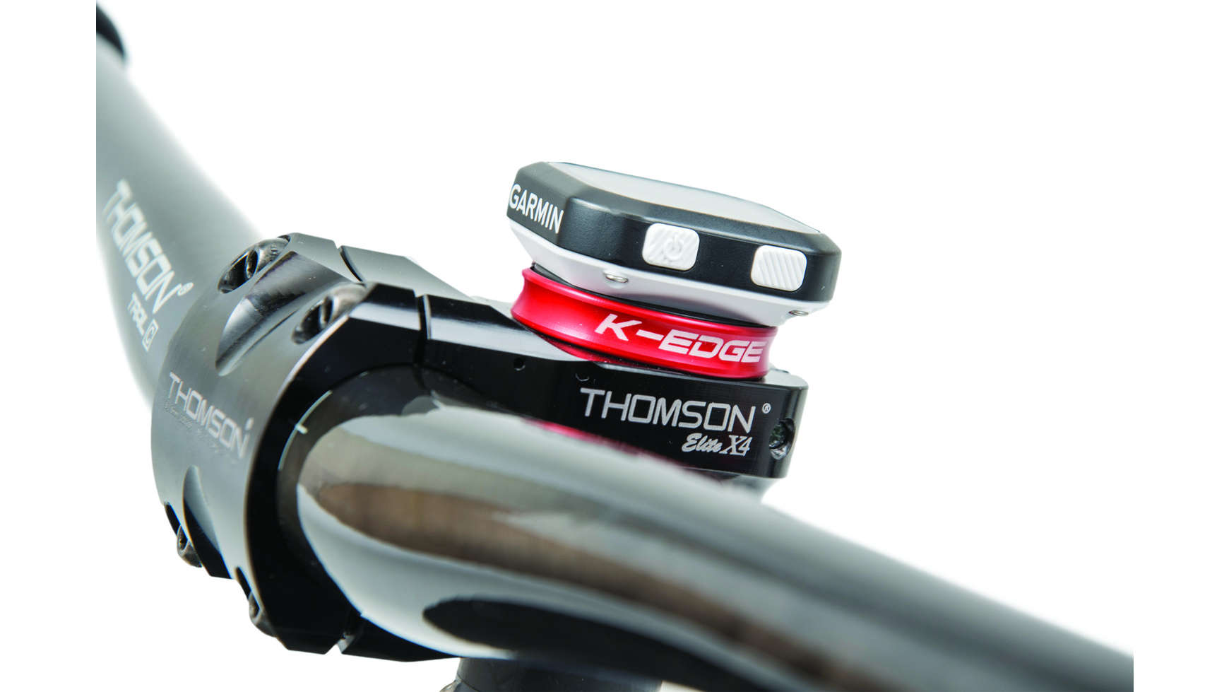 K-Edge Top Cap Gravity Road/MTB Garmin-serie Rood