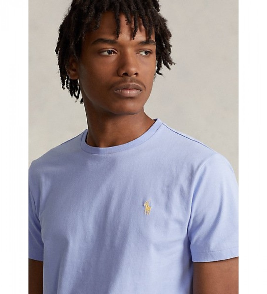 Ralph Lauren Camiseta de punto Custom Slim Fit azul