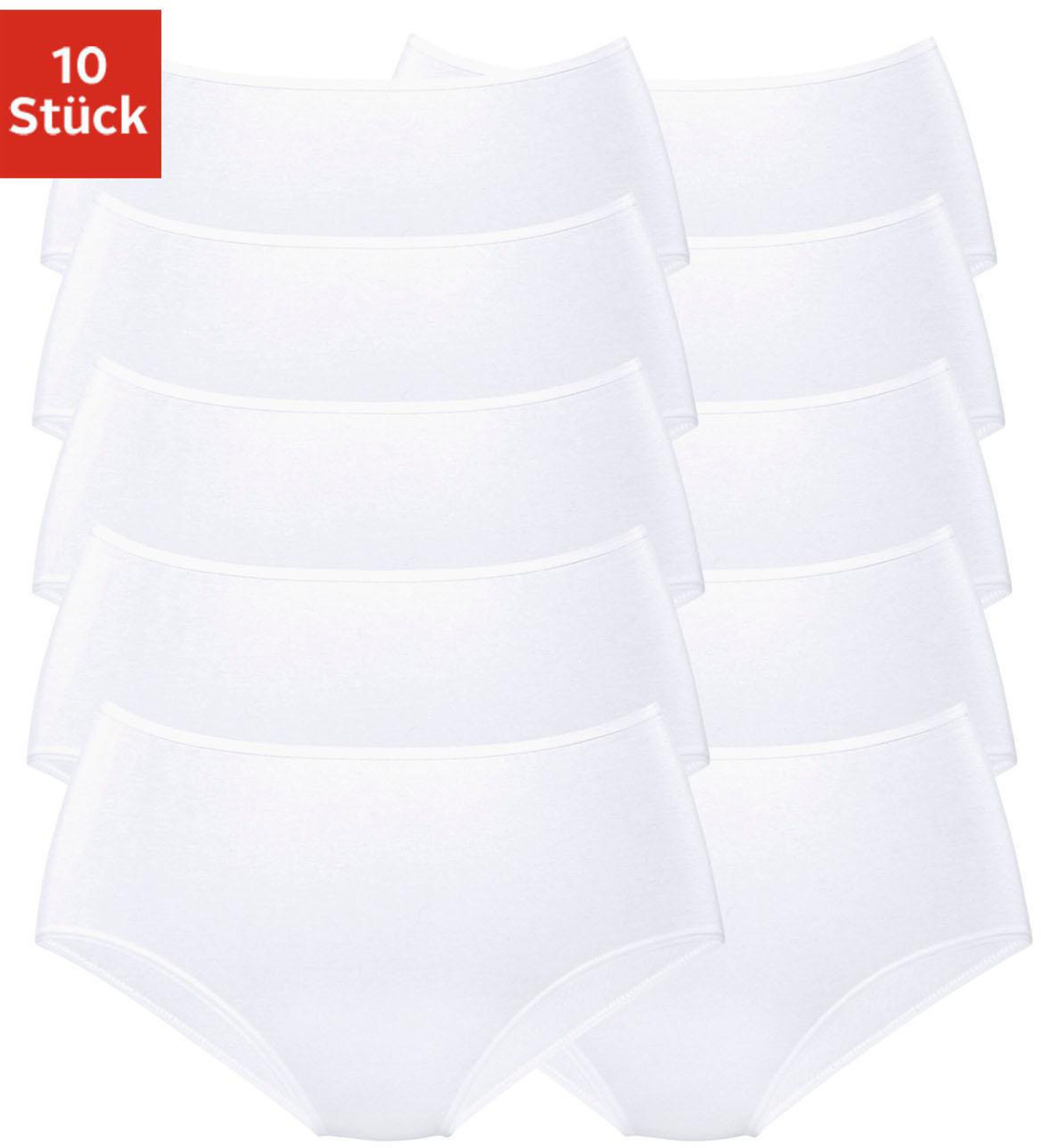 petite fleur Hüftslip in weiß