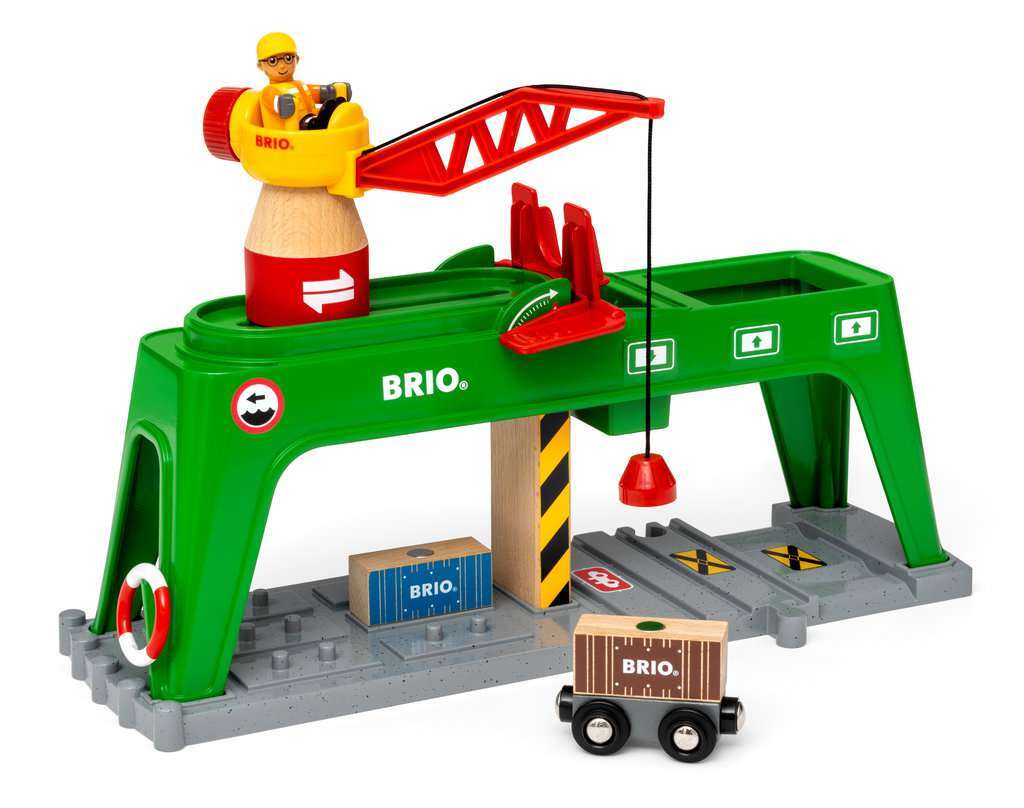 BRIO Spiel Bahn Verlade-Terminal