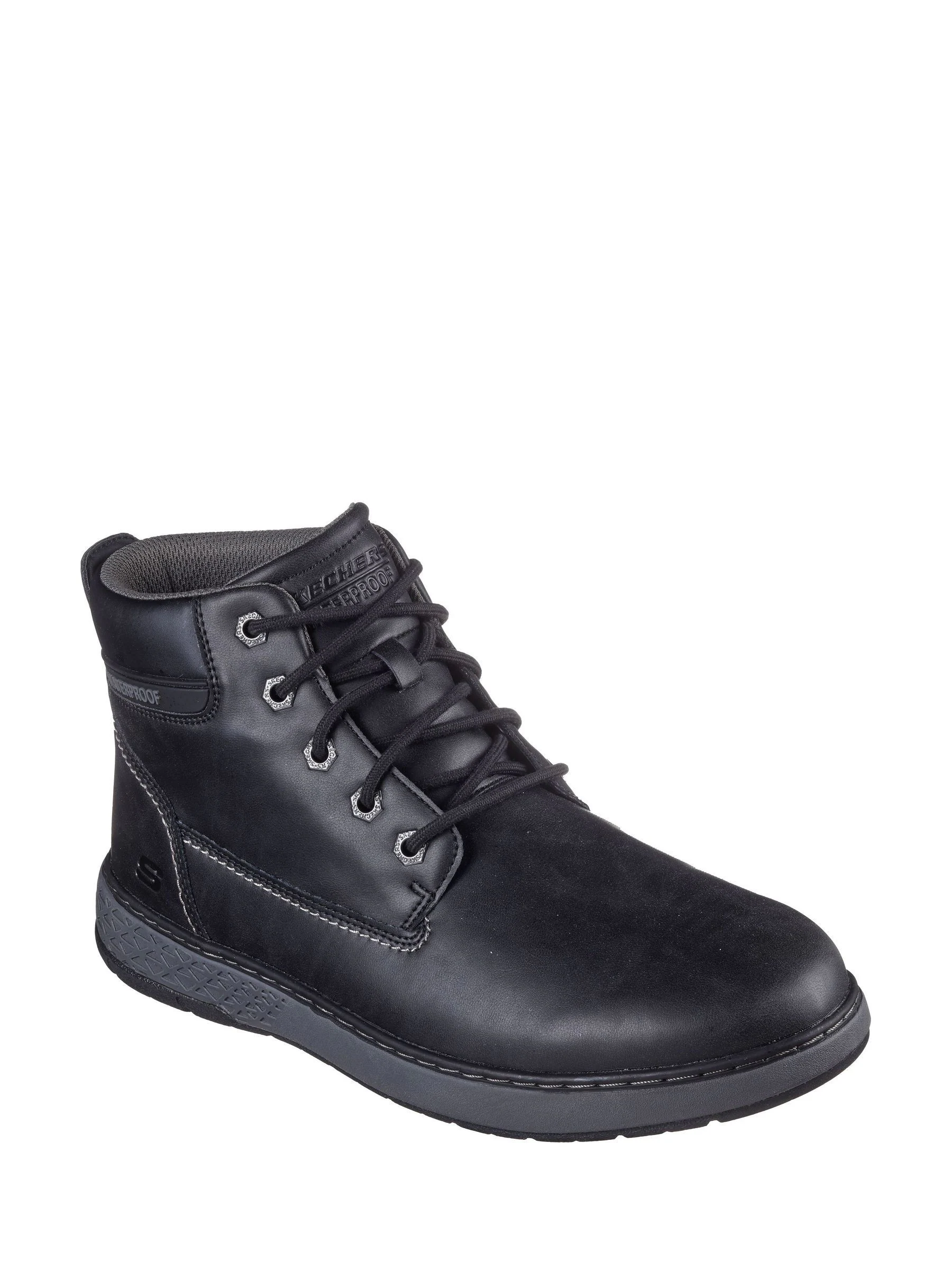 Zwart - Skechers Garlan herenschoenen