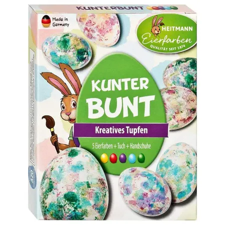Brauns-Heitmann Eierfarben Tuchtupfer Set Kunterbunt