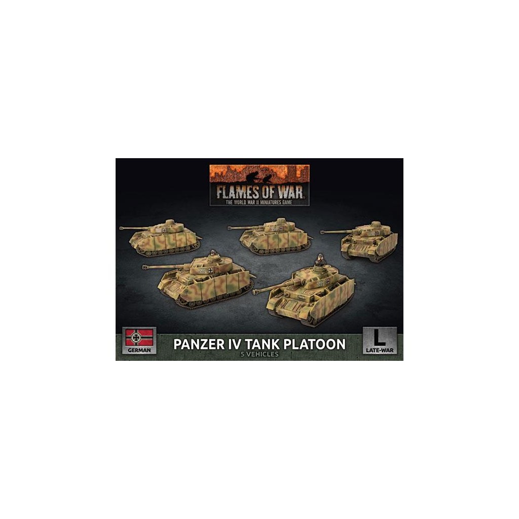 Flames of War - Panzer IV Tank Platoon