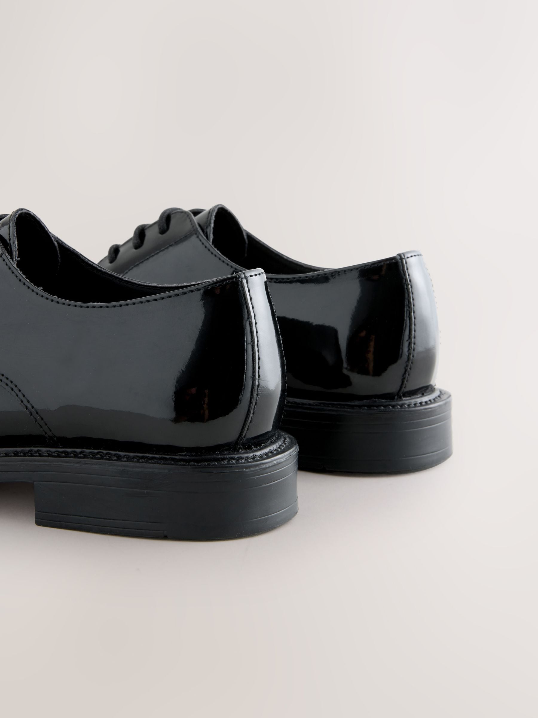 Zwart - Patent Derby Shoes
