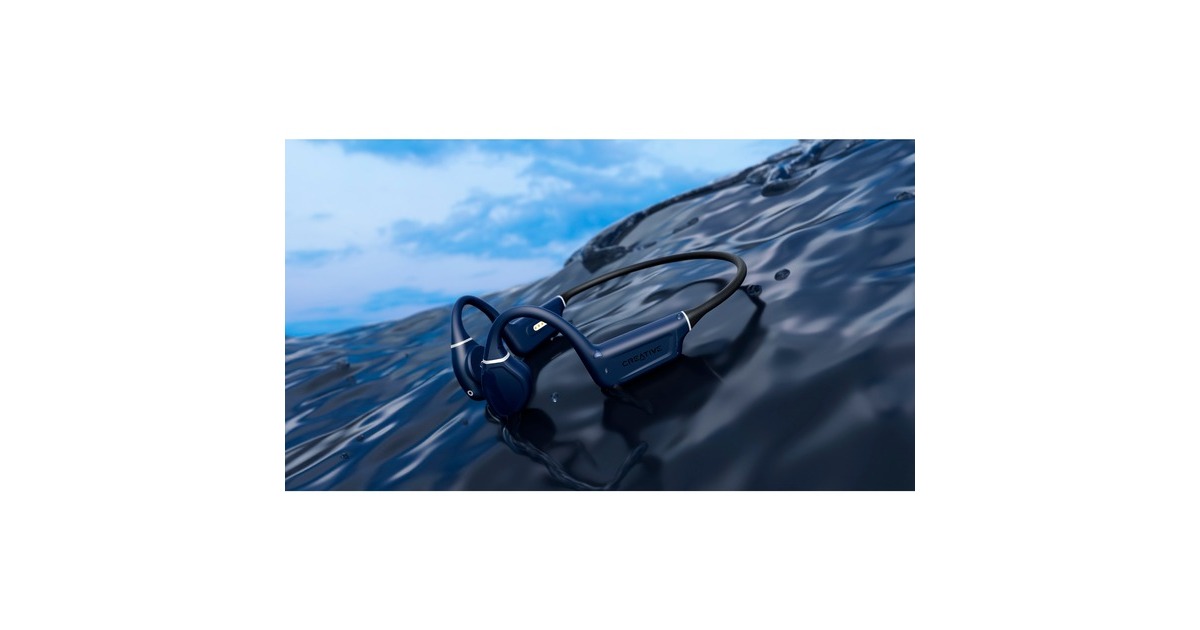 CreativeOutlier Free Pro+ bone conduction hoofdtelefoon  (Zwart, Bluetooth 5.3)