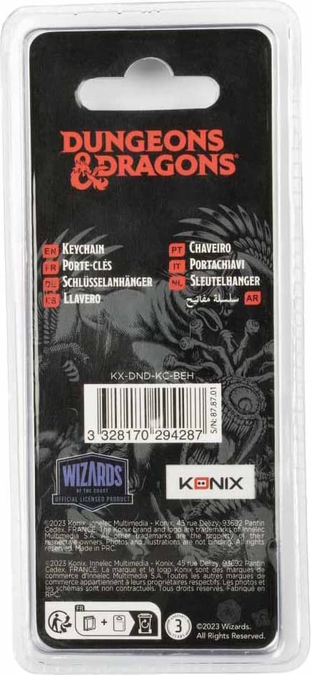 Konix Dungeons & Dragons nøglering (Rød Drage)