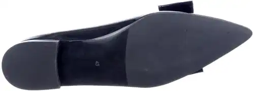 Babouche zwart lak Paola-12 - maat 44 ballerina zwart lak - maat 44 Calandschoen