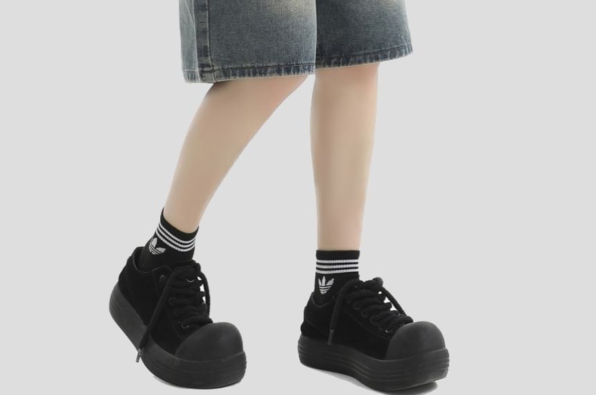 Banash - Gewassen denim shorts met hoge taille