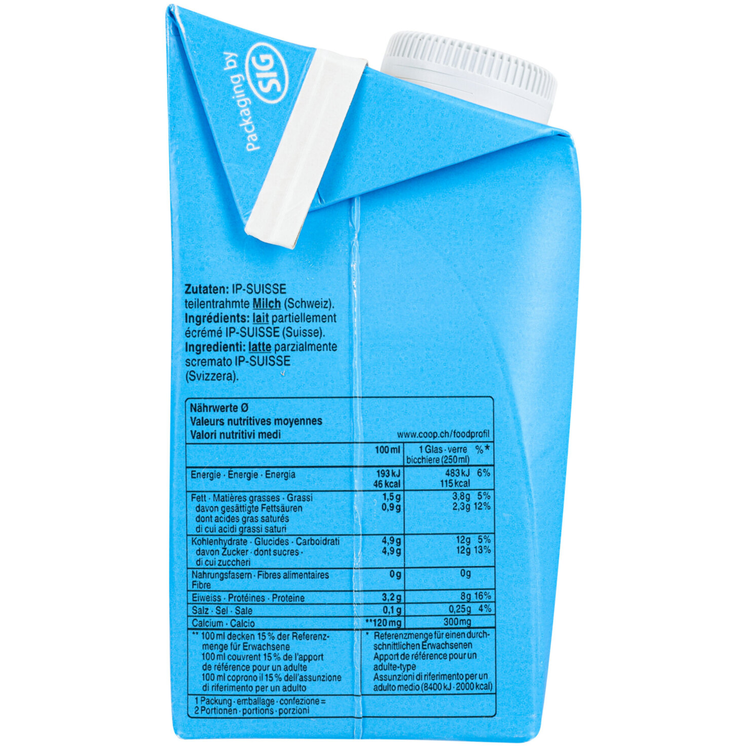 Milchdrink UHT 1.5% IP-Suisse