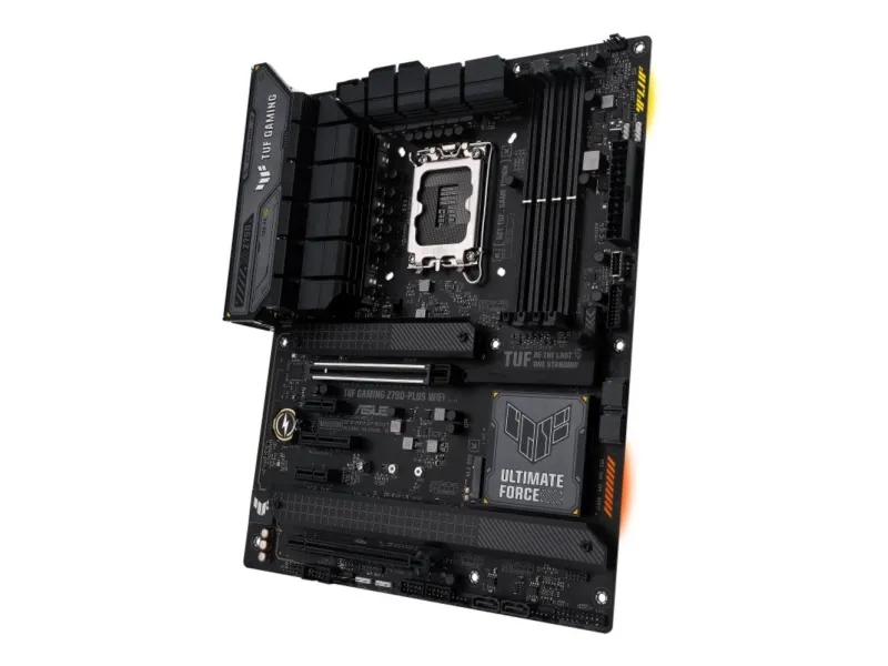 ASUS TUF GAMING Z790-PLUS WIFI - Bundkort - ATX - LGA1700 sokkel - Z790 Chipset - USB4, USB-C 3.2 Gen 2x2, USB-C 3.2 Gen2, USB 3.2 Gen 2, USB 3.2 Gen 1 - 2.5 Gigabit LAN, Wi-Fi 6E, Bluetooth - onboard grafik (CPU påkrævet) - HD Audio (8-kanaler)
