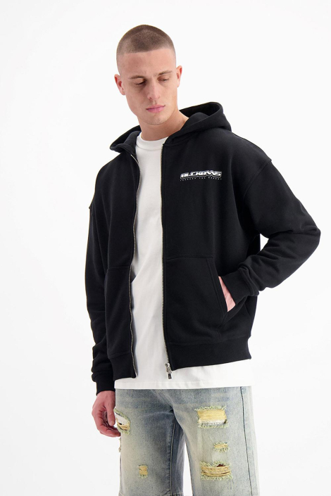 Black Bananas zwarte heren vest